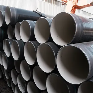 API Coated SSAW Spiral Welded Steel Pipe Oilfield Pipeline PE Spec 5L X42 X56 In Oil And Gas Sector