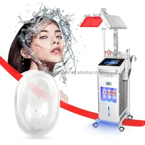14 en 1hydro Microdermabrasion Bulles thermiques Jet d'oxygène Aqua Facials Machine de nettoyage de soins de la peau