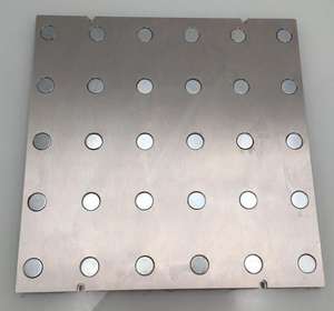 โลหะ CNC สำหรับเครื่องพิมพ์3D <span class=keywords><strong>2.4</strong></span> MIC6 3d มม. ขนาดที่กำหนดเอง250ชิ้นส่วนเครื่องพิมพ์ <span class=keywords><strong>Voron</strong></span> <span class=keywords><strong>300</strong></span> Trident 350อลูมิเนียมแม่เหล็กสร้างแผ่น - Product Image 4