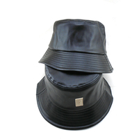 Travel Fisherman Leisure Bucket Hat Benutzer definierte Deutschland Summer Cap PU Leder Fisherman Hat Benutzer definierte PVC Patch Logo Design Bucket Cap