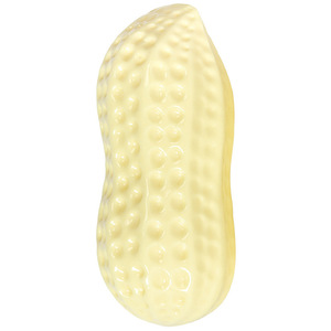 ของเล่นเคี้ยวสำหรับสุนัข ทำจากวัสดุ TPR ทนทาน เป็นมิตรกับสิ่งแวดล้อม รูปทรงถั่วลิสง มีเสียง พร้อมคุณสมบัติทนต่อการกัด - Product Image 1