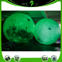 Ballon lunaire gonflable géant personnalisé de haute qualité avec matériau en PVC/tissu Oxford pour la publicité promotionnelle