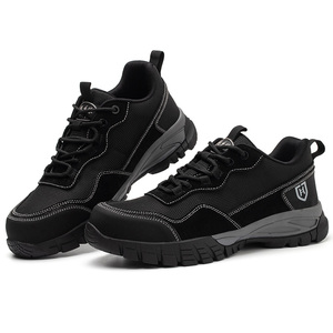Zapatos de seguridad ligeros para hombre, cómodos, transpirables, antiaplastamiento, antipinchazos, de malla, resistentes al desgaste, antideslizantes - Product Image 2
