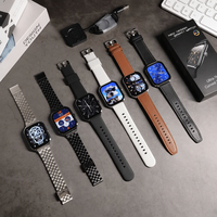 Montre connectée transfrontalière MT61 avec écran AMOLED HD pour appels, suivi de la fréquence cardiaque, de l'oxygène sanguin et de la forme physique, bracelet en silicone