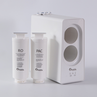 Filtro de agua doméstico de ósmosis inversa, máquina purificadora de sistema RO de 3 etapas, capacidad de 75gpd para uso doméstico completo, aplicación debajo del fregadero