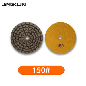 4-дюймовый (100 мм) мокрый алмазный абразивный диск на смоляной связке для обработки бетона, камня, мрамора, гранита, кварца, плитки, терраццо - Product Image 3