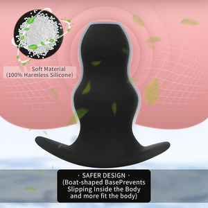 Juguete Sexual para Adultos, Tapón Anal Hueco para Juegos <span class=keywords><strong>Anales</strong></span>, Nuevo Diseño de Tapón Anal Hueco, Productos Sexuales Eróticos, Tapón Anal para Entrenamiento Anal - Product Image 2