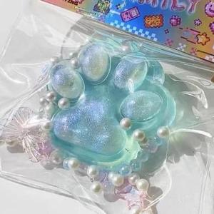 Jouet anti-stress souple en EVA, motif patte de chat, cristal polarisé, ciel étoilé rêveur, design personnalisé, rebond lent, unisexe, 14 ans et plus, pour étudiants - Product Image 2