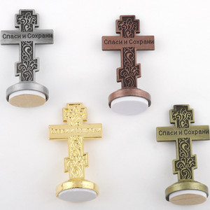 KOMI, crucifijo de pie, Cruz, decoración de Mesa para el hogar y la Oficina, artesanías de Cruz de Jesús de Metal Vintage para regalos religiosos - Product Image 6