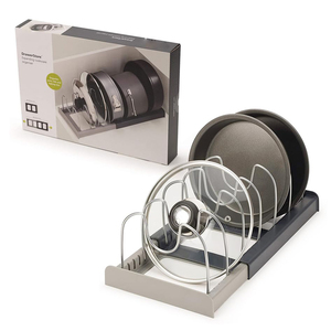 Organizzatore Espandibile per Cucina 7/10 Ripiani, Porta Utensili in ABS per <span class=keywords><strong>Pentole</strong></span> e <span class=keywords><strong>Coperchi</strong></span> - Product Image 5