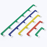 Barre de raccordement isolée en cuivre étamé pour contacteurs AC 2-8 bits, espacement 46mm 57mm, pour CJX2 LC1D NXC, CE ROHS