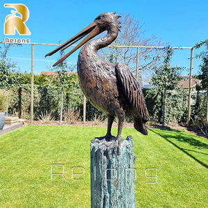 Statue de <span class=keywords><strong>Pelican</strong></span> en Bronze de grande taille, décor de parc extérieur, maison jardin, <span class=keywords><strong>à</strong></span> <span class=keywords><strong>vendre</strong></span> - Product Image 1