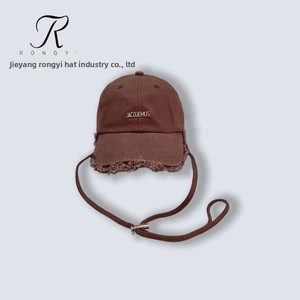 Gorra de Béisbol GL de Color Sólido en Algodón <span class=keywords><strong>con</strong></span> Cordón de Piel, Diseño Casual <span class=keywords><strong>con</strong></span> Protección <span class=keywords><strong>Solar</strong></span>, Ajustable, de 6 Paneles, para las Cuatro Estaciones - Product Image 4