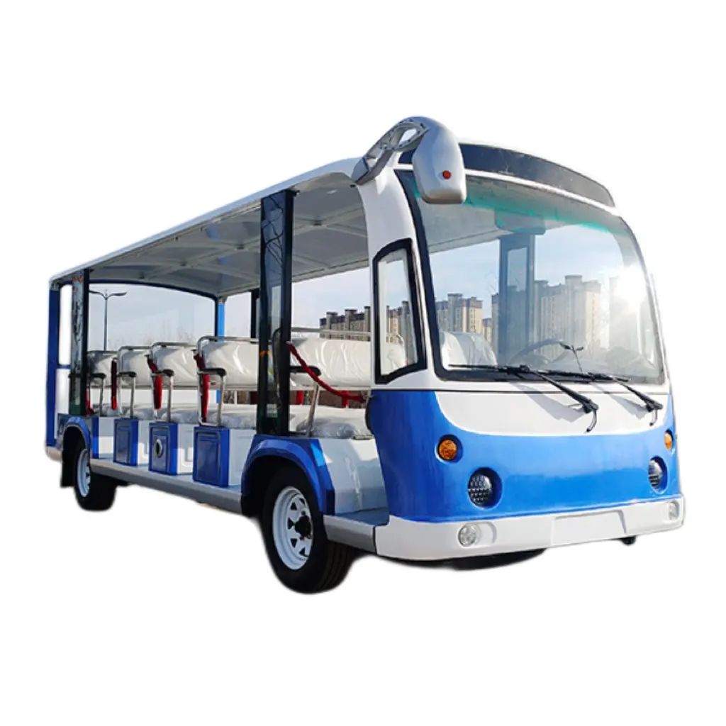 Battery Operated Electric Sightseeing Bus With Low Price Classic Tourist Shuttle Electric Sightseeing Bus