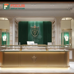 Custom Custom Jewelry Display Case Manufacturer Laminated Finish Boutique Space Jewelry Cabinet - Product Image 4