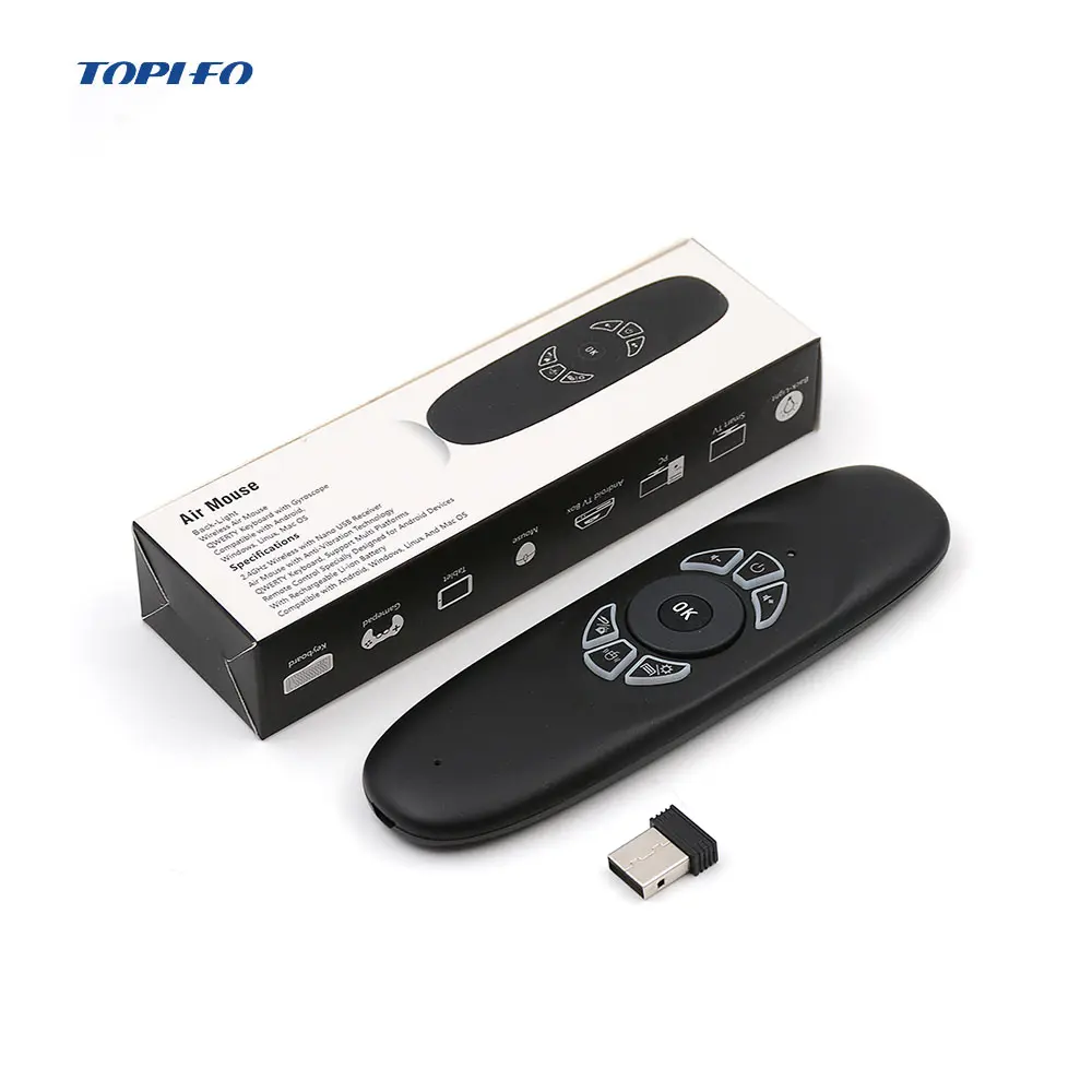 New Arrival Gyroscope Mini Fly Airmouse C120 2.4g Wireless Mouse