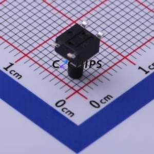 TS-1109S-B-H Tactile Switch SMD-4P,4.5x4.5mm Switch Single Pole Single Throw Round Button 1.6N Vertical Mount - Product Image 2