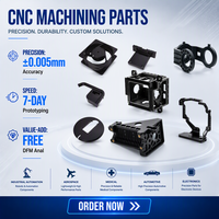 Service d'usinage CNC professionnel 3, 4 et 5 axes, composants usinés de précision en aluminium, acier inoxydable et titane