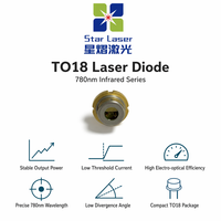 Diodo Láser Infrarrojo QSI QL78F6SX 780nm 10mW TO5.6 5.6mm LD para Impresora Láser, Robot Aspirador, Sensor