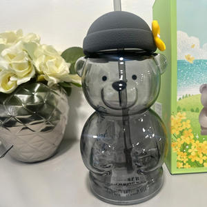 ขวดแก้วใส่น้ำผึ้งขนาดเล็ก500มล. แบบใช้แล้วทิ้งสำหรับบาริสต้าที่ให้ความอบอุ่นสำหรับดื่มกาแฟเย็น - Product Image 5