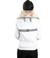 Masseur intelligent 3D Shiatsu professionnel pour le cou, les épaules et le dos avec 6 têtes de massage douces et chauffage électrique
