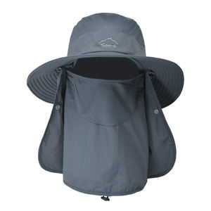 قبعة على شكل دلو للرجال والنساء البالغين قابلة للطي للأماكن الخارجية Upf 50 Uv قبعة مع حماية من الشمس والمسماة Boonie مع حماية للرقبة - Product Image 1