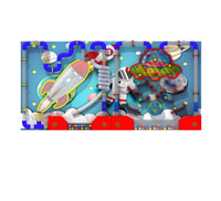 Bettaplay Équipement de jeu interactif pour enfants, équipement de terrain de jeu intérieur, projecteur interactif, jeux de balles murales, jeux pénalisés