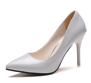 Scarpe da Donna in Stile Coreano, <span class=keywords><strong>Tacchi</strong></span> Alti Eleganti e Lucidi per Ufficio, Vendita all'Ingrosso - Product Image 6