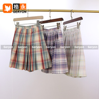 Rok Katun Bekas Berkualitas 90-98% Baru, Geryon Vintage Summer Clean, Seragam Sekolah JK, Pakaian Wanita, Ukay Bales Campuran
