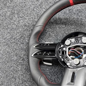 Volante Deportivo de Fibra de Carbono para Mercedes Benz, Compatible con los Modelos GLC, GLE, GLS, GLK, Clase C, W204, C63, W212, W218, W207, W172 - Product Image 4