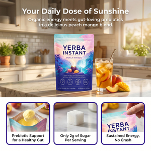 WELLBODY Yerba Mate en Polvo Instantáneo al por Mayor, Bebida 3 en 1 con Prebióticos <span class=keywords><strong>y</strong></span> Probióticos <span class=keywords><strong>para</strong></span> una Energía Limpia - Product Image 3