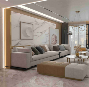 Panneau mural en PVC 1000 mm * 10 mm, panneau de salle de bain, blanc <span class=keywords><strong>Milan</strong></span> - Product Image 5
