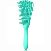 Brosse à cheveux en plastique ABS anti-statique à dents creuses, style pieuvre, avec logo personnalisé, pour salon et usage domestique, vente directe usine