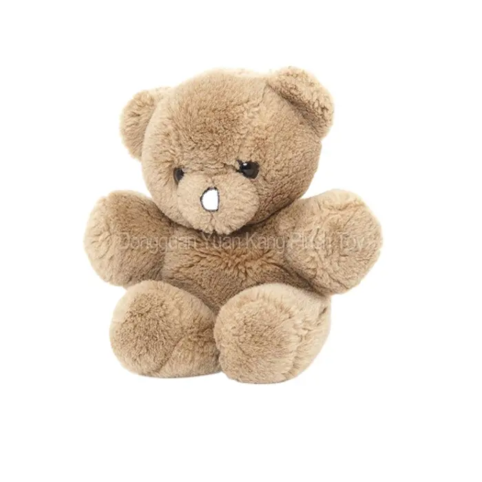 Professional manufacturer 10cm Custom brown small size stuffed animal plush teddy bear toy