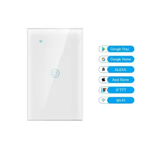 Fonte De fábrica White US Padrão Tuya Wifi Switch Inteligente Para Residencial Alexa