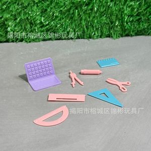 Miniherramientas de aprendizaje en miniatura transfronterizas Jinbing: Computadoras, cuadernos, reglas, obligas, tijeras, juegos de casa para niños, <span class=keywords><strong>Dol</strong></span> - Product Image 3
