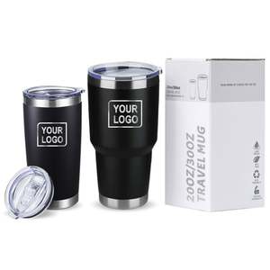 Taza de Cerveza de Metal Multicolor de 20oz/30oz con Logotipo Personalizado, Taza de Viaje de Acero Inoxidable con Aislamiento al Vacío para Café, Disponible en Almacén de EE. UU. - Product Image 1