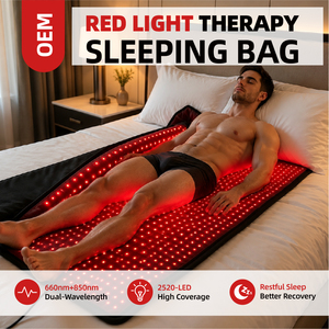 Manta de Terapia de Cuerpo Completo Saidi <span class=keywords><strong>RLT</strong></span> 660nm 850nm, Dispositivo de Terapia de Luz Roja Infrarroja LED para Alivio del Dolor, Cuidado de la Piel y Sueño - Product Image 1
