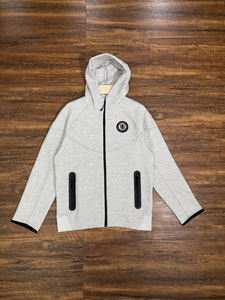 Người Đàn Ông Của Đội Mũ Trùm Mũ Trùm Cổ Điển Móc Công Nghệ Lông Cừu Doanh Chelsea Đội Màu Xanh Vàng <span class=keywords><strong>Windwalker</strong></span> Thể Thao Giải Trí Phù Hợp Với Đầy Đủ Chiều Dài Dây Kéo Đóng Cửa - Product Image 4