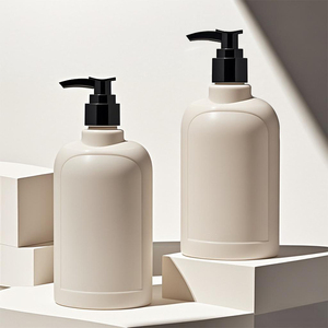 Großhandel 300ml <span class=keywords><strong>Shampoo</strong></span> Plastikflasche Gel- und Duschbehälter Schulterstopper-Flasche für Wasch- und Pflegeprodukte - Product Image 4