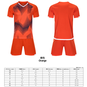 Kit da <span class=keywords><strong>Calcio</strong></span> in Jersey 100% Poliestere per Sublimazione, <span class=keywords><strong>Set</strong></span> Personalizzato Traspirante da Uomo con Logo - Product Image 6