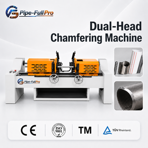 Machine de chanfreinage automatique double extrémité pour barres hexagonales, chanfreinage simultané pour la fabrication d'éléments de fixation - Product Image 1