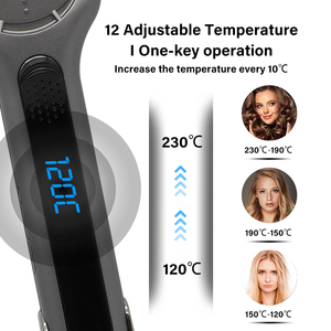 Tấm Phủ Gốm Rộng Màn Hình LCD Chuyên Nghiệp Thiết Bị Làm Nóng Nhanh Máy Tạo Kiểu Tóc Máy Ép Tóc - Product Image 5