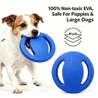 Anneau de tirage interactif hygiénique en EVA pour le nettoyage des dents, facile à nettoyer, haute élasticité, jouet de tirage à la corde pour grands chiens
