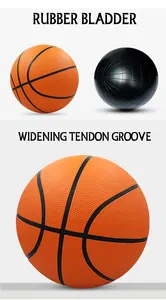 Großhandel Größe 7 Benutzer definierte Reifen korn geschmolzenen Basketball ball Gummi Basketball Farbe anpassen
