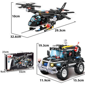 Juguetes Woma, Robot <span class=keywords><strong>SWAT</strong></span> Mecánico Transformable, Bloques de Construcción, Modelo de Ensamblaje, Juguetes Mecánicos - Product Image 6