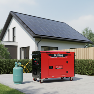 Slong 20kW Silent <b>Gas</b> 15kW 17kW 19kW Natural SL20000W-SE-LPG LPG <b>Generator</b> 17kw <b>Generator</b> Portable <b>Generator</b> Bac - Product Image 1