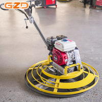 Truelle à béton GZD avec logo personnalisé, lame de 100 cm, moteur à essence 6,5 CV, pour la finition du béton