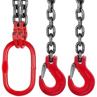 Cadenas de Carga Negras de Grado 80 y Grado 100, Cadena de Elevación de Acero Aleado de Alta Resistencia G80 G100