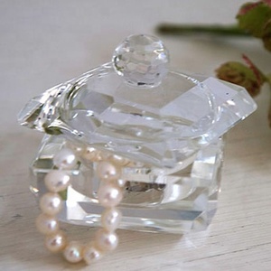 Bella scatola di gingillo gioiello di cristallo a forma di cuore per <span class=keywords><strong>bomboniere</strong></span> di nozze - Product Image 2